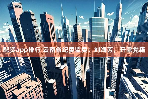 配资app排行 云南省纪委监委：刘海芳，开除党籍